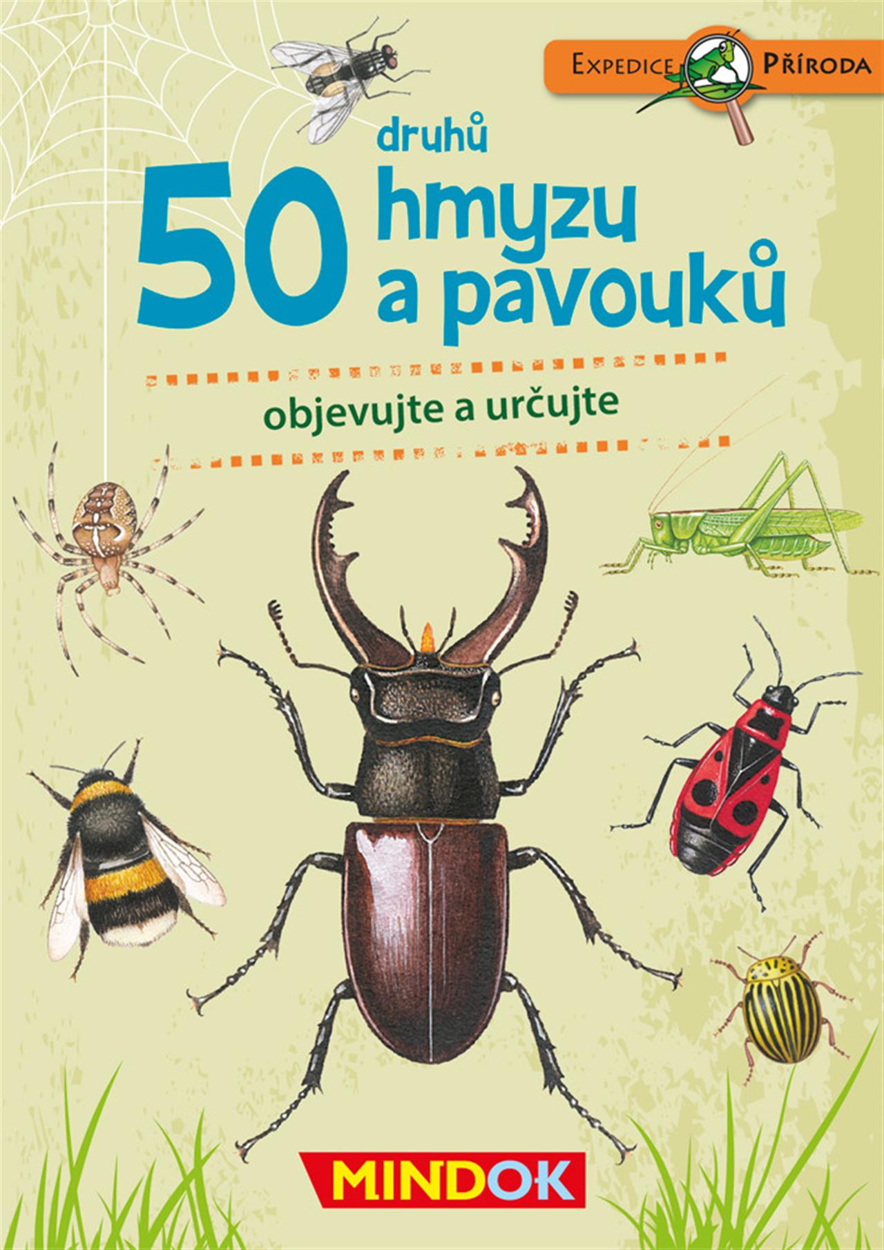 50 druhů hmyzu a pavouků