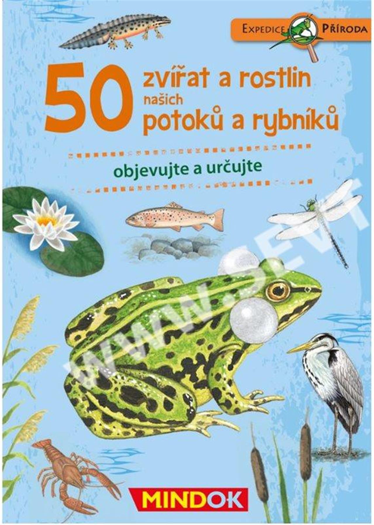 50 zvířat a rostlin našich potoků a rybníků