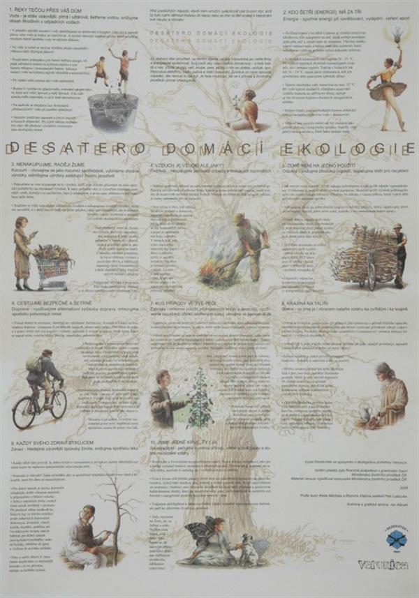 Desatero domácí ekologie - plakát